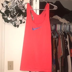 Orange Nike work out tank